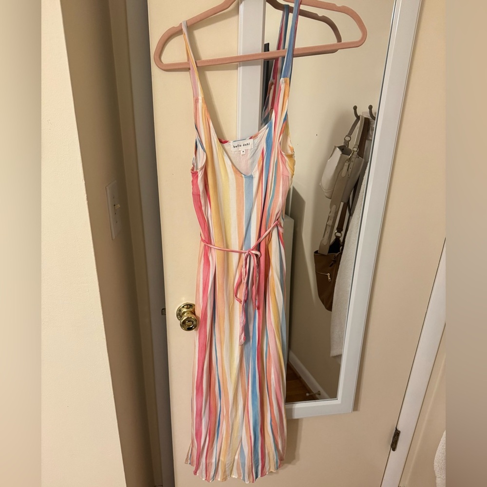 Bella Dahl Colorful Belted Slip Dress